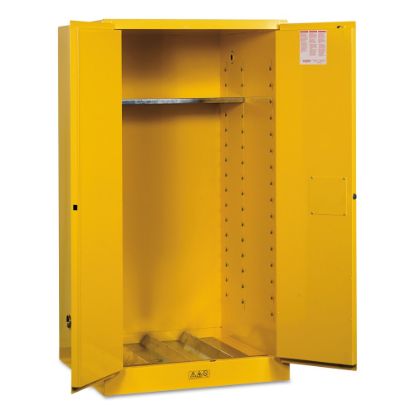 Picture of Vertical Drum Safety Cabinets, Manual-Closing Cabinet, 1 55-Gallon Drum, 1 Door