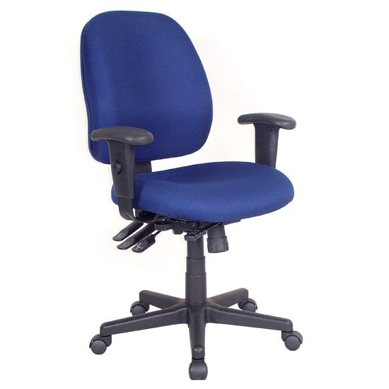 Picture of Raynor 4 x 4 Fabric Task Chair, Navy/Black