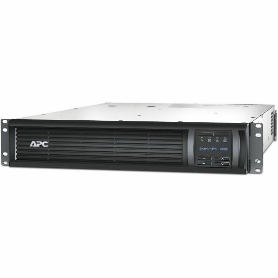 Picture of APC by Schneider Electric Smart-UPS 3000VA Rack-mountable UPS - 2U Rack-mountable - 3 Hour Recharge - 3 Minute Stand-by - 208 V Input - 208 V AC Output - Sine Wave - Serial Port - USB - 2 x NEMA L6-20R - 2 x Battery/Surge Outlet