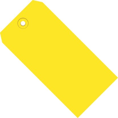 Picture of Partners Brand Shipping Tags, 8in x 4in, Yellow, Case Of 500