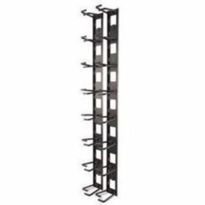 Picture of APC Vertical Cable Organizer - Cable Manager - Black - 0U Rack Height