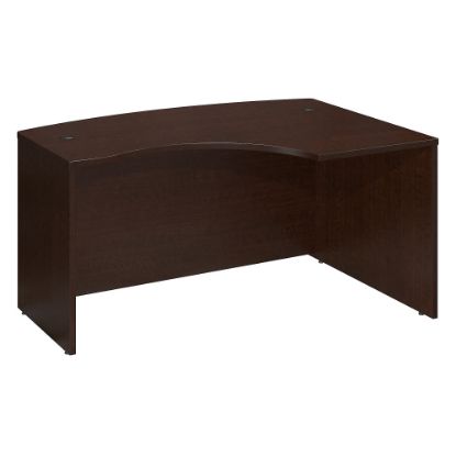 Picture of Bush Business Furniture 59inW L-Shaped Right-Handed Corner Desk, Mocha Cherry, Standard Delivery