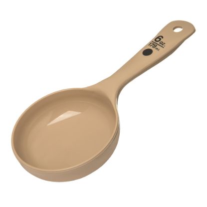 Picture of Measure Miser Solid Short-Handle Measuring Spoons, 6 Oz, Beige, Pack Of 12