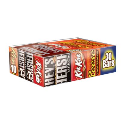 Picture of Hersheys Full Size Chocolate Bars, Variety Pack, Box Of 30