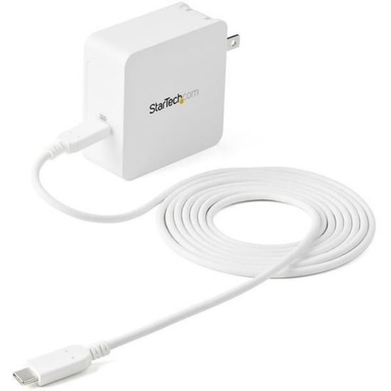 Picture of StarTech.com 1 Port USB-C Wall Charger with 60W of Power Delivery - 2 Year Warranty - USB C Portable Charger (WCH1C)