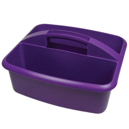 Picture of Romanoff Products Large Utility Caddy, 6 3/4inH x 11 1/4inW x 12 3/4inD, Purple, Pack Of 3