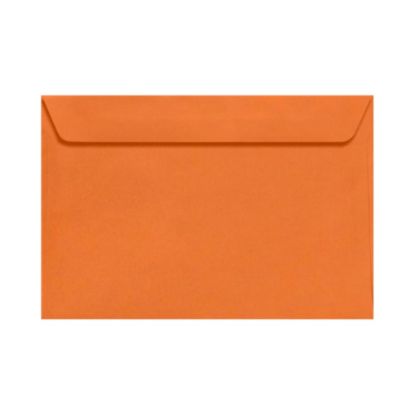 Picture of LUX Booklet 6in x 9in Envelopes, Gummed Seal, Mandarin Orange, Pack Of 1,000