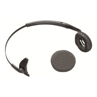 Picture of Plantronics Uniband Headband With Leatherette Ear Cushion For Wireless Headsets, Black