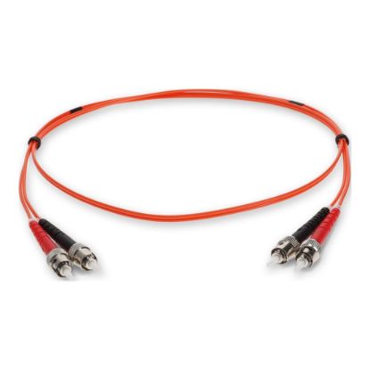 Picture of AddOn 7m ST OM1 Orange Patch Cable - Patch cable - ST/UPC multi-mode (M) to ST/UPC multi-mode (M) - 7 m - fiber optic - duplex - 62.5 / 125 micron - OM1 - halogen-free - orange