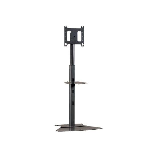 Picture of Chief Medium Flat Panel AV Floor Stand Display Mount - For Displays 32-65in - Black - Stand - for flat panel - aluminum - black