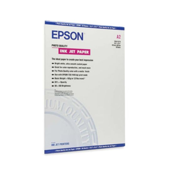 Picture of Epson C13S041079 Photo Paper, A2, 16 17/32in x 23 25/64in, 30 Sheets