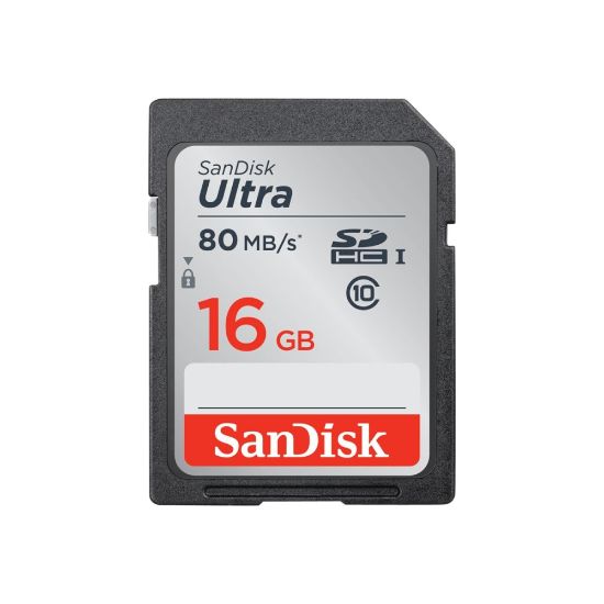 Picture of SanDisk Ultra - Flash memory card - 16 GB - Class 10 - SDHC UHS-I