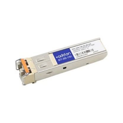 Picture of AddOn - SFP (mini-GBIC) transceiver module - GigE - 1000Base-CWDM - LC single-mode - up to 49.7 miles - 1450 nm - TAA Compliant