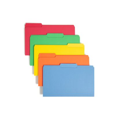 Picture of Smead Color File Folders, Legal Size, 1/3 Cut, Assorted Colors, Box Of 100