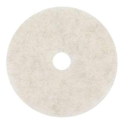 Picture of Niagara 3300N Natural Burnishing Pads, 21in, White, Pack Of 5 Pads