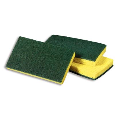 Picture of Scotch-Brite Medium Duty Sponges, 20 Scrubbing Sponges, Great for Kitchen, Garage and Outdoors