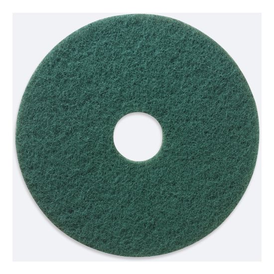 Picture of Niagara 5400N Scrubbing Pads, 15in, Green, Pack Of 5 Pads