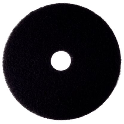 Picture of 3M 7300 High-Productivity Floor Stripping Pads, 17in, Black, Case of 5