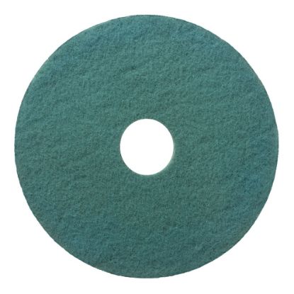 Picture of Niagara 3100N Burnishing Pads, 21in, Aqua, Pack Of 5 Pads