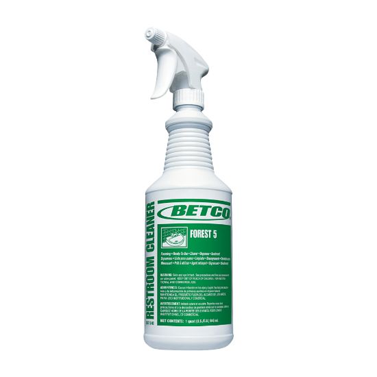 Picture of Betco Forest 5 Foaming Cleaner, Mint, 32 Oz Bottle, Straw, Case Of 12