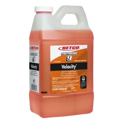 Picture of Betco Fastdraw Green Earth Velocity Degreaser, Fresh Scent, 2 Liter, Case Of 4