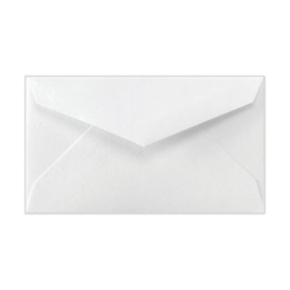 Picture of LUX Mini Envelopes, 2 1/8in x 3 5/8in, Gummed Seal, Bright White, Pack Of 50