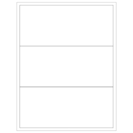 Picture of Tape Logic Inkjet/Laser Labels, LL134, Rectangle, 8in x 3 1/2in, White, Case Of 300