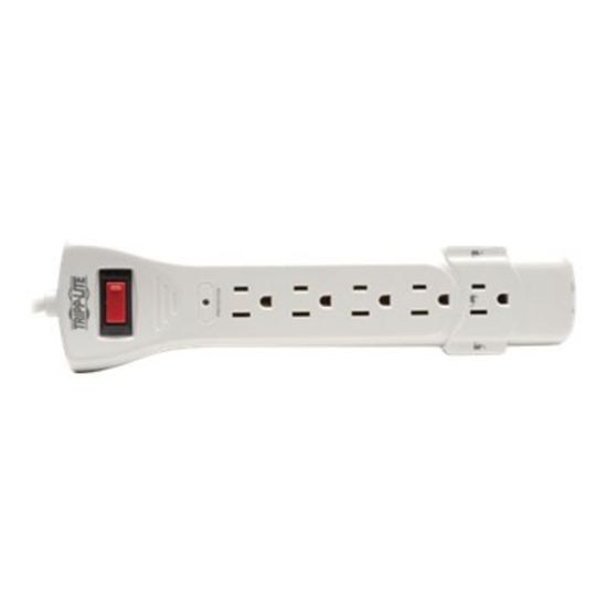 Picture of Tripp Lite Surge Protector Power Strip 120V 7 Outlet RJ11 12ft Cord 1080 Joules - Surge protector - 15 A - AC 120 V - output connectors: 7 - attractive gray - for P/N: CLAMPUSBLK, CLAMPUSW