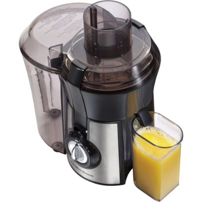 Picture of Hamilton Beach Big Mouth Electric Juicer, 20 Fl Oz, Black/Silver