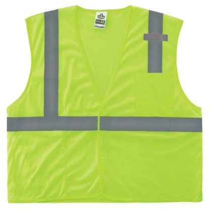 Picture of Ergodyne GloWear Mesh Hi-Vis Safety Vest, XL, Lime