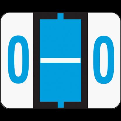 Picture of Smead BCCR Bar-Style Permanent Alphabetical Labels, O, Blue, Roll Of 500