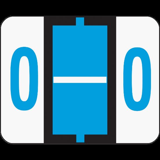 Picture of Smead BCCR Bar-Style Permanent Alphabetical Labels, O, Blue, Roll Of 500