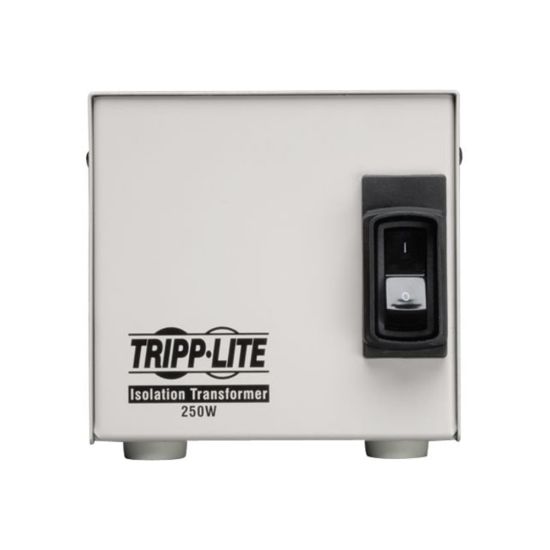 Picture of Tripp Lite 250W Isolation Transformer Hospital Medical with Surge 120V 2 Outlet HG TAA GSA - Transformer - AC 120 V - 250 Watt - output connectors: 2