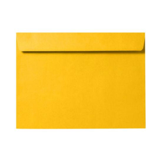 Picture of LUX Booklet 6in x 9in Envelopes, Gummed Seal, Sunflower Yellow, Pack Of 500