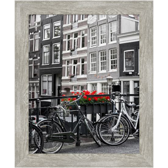 Picture of Amanti Art Narrow Picture Frame, 24in x 20in, Matted For 16in x 20in, Dove Graywash