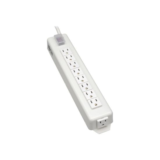 Picture of Tripp Lite Power Strip 120V 5-15R 9 Outlet Metal 15ft Cord 5-15P - Power strip - 15 A - AC 120 V - input: NEMA 5-15 - output connectors: 9 (NEMA 5-15) - 15 ft cord - light gray