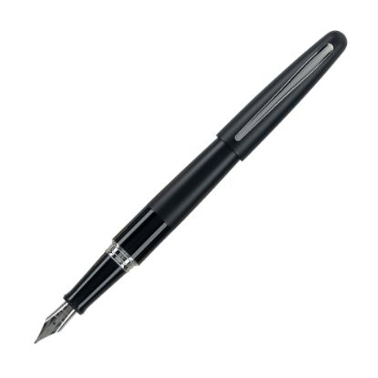 Picture of Pilot MR Fountain Pen, Metropolitan Collection, Classic Design, Medium Nib, Black Barrel, Black Ink