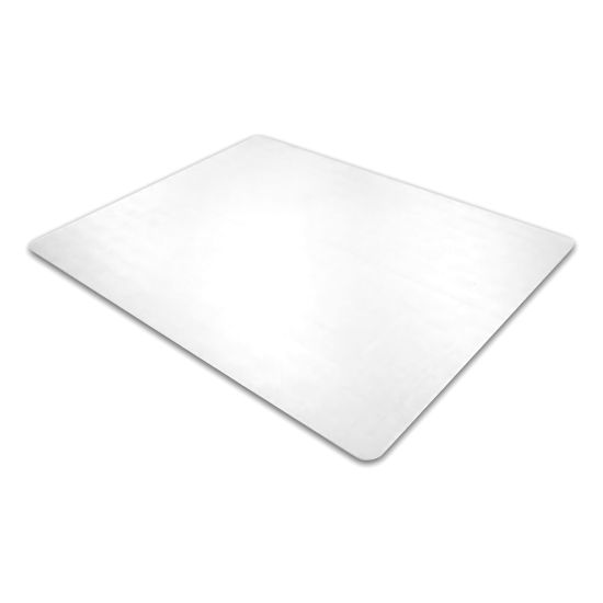 Picture of Floortex Cleartex Enhanced Polymer Rectangular Chair Mat for Carpets up to 3/8in, 48in x 60in, Clear