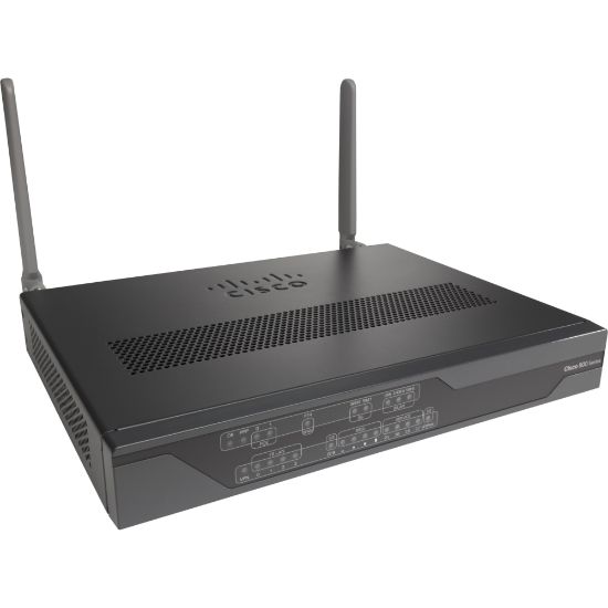 Picture of Cisco 881G  Wireless Integrated Services Router - 3G - 2 x Antenna - 4 x Network Port - 1 x Broadband Port - USB - Fast Ethernet - Desktop