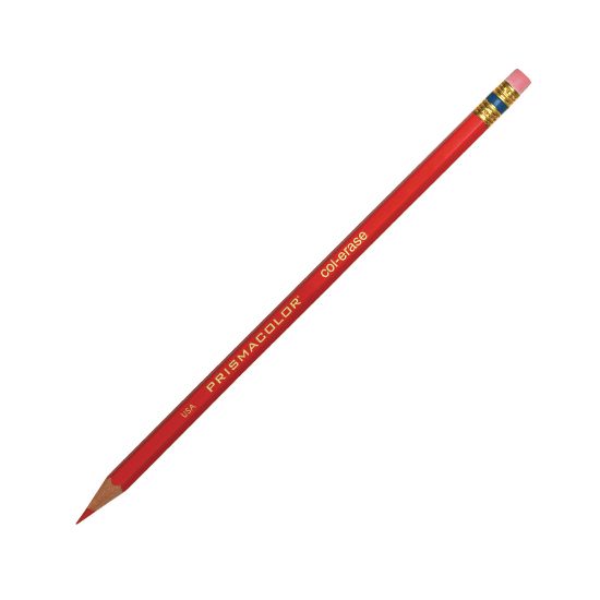 Picture of Prismacolor Col-Erase Erasable Color Pencils, Medium Point, Carmine Red, Box Of 12 Color Pencils