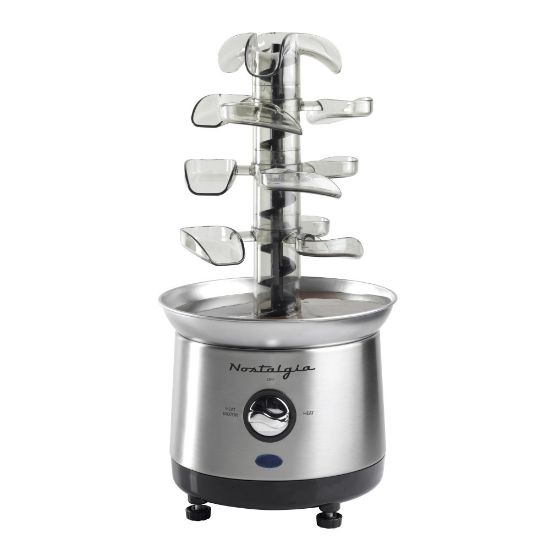 Picture of Nostalgia Electrics NCFF1000SS Stainless Steel Cascading Fondue Fountain, Silver