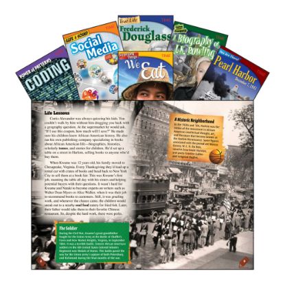 Picture of Teacher Created Materials TIME Informational Text Set, Set 2, Grade 8, Set Of 6 Books