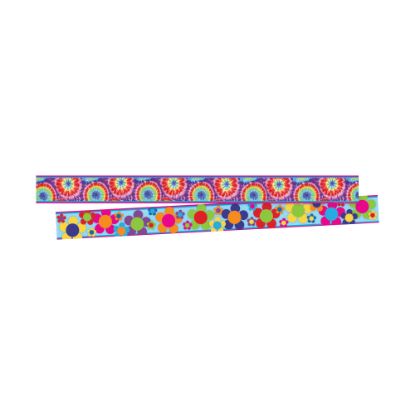 Picture of Barker Creek Double-Sided Border Strips, 3in x 35in, Tie Dye, Set Of 24