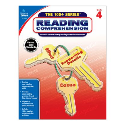 Picture of Carson-Dellosa 100+ Series Reading Comprehension Workbooks, Grade 4