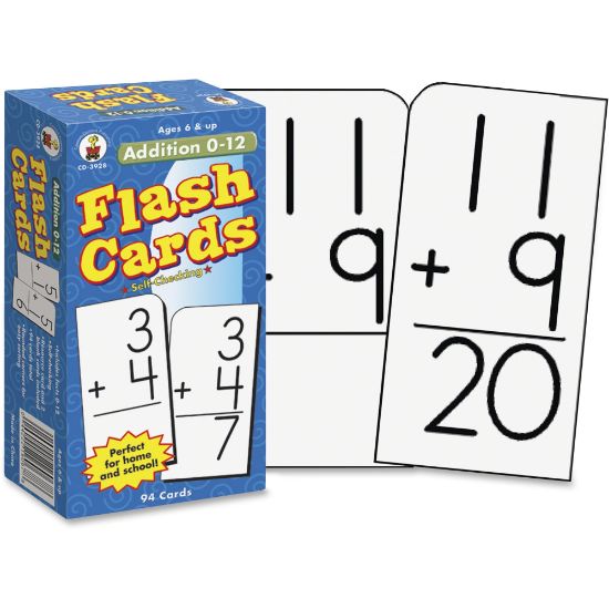 Picture of Carson-Dellosa Flash Cards - Addition 0-12