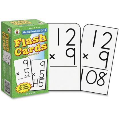 Picture of Carson-Dellosa Flash Cards - Multiplication 0-12