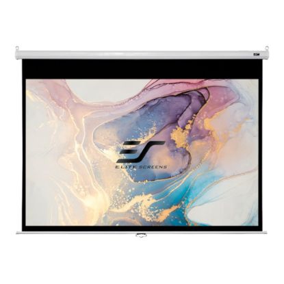 Picture of Elite Screen Manual Wall And Ceiling Projection Screen, 100in, M100XWH