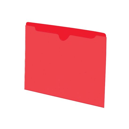 Picture of Smead Color File Jackets, Letter Size, Red, Pack Of 100