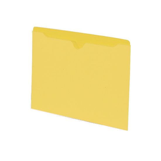 Picture of Smead Color File Jackets, Letter Size, Yellow, Pack Of 100