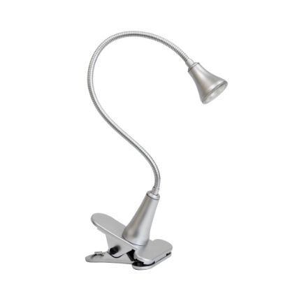 Picture of Simple Designs Gooseneck Clip Light Desk Lamp, Adjustable, Silver